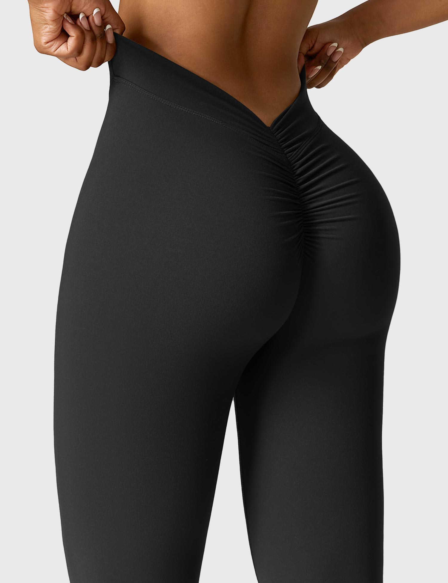 Legging Flare Sculptant Femme – Legging Taille Haute Avec Effet Scrunch