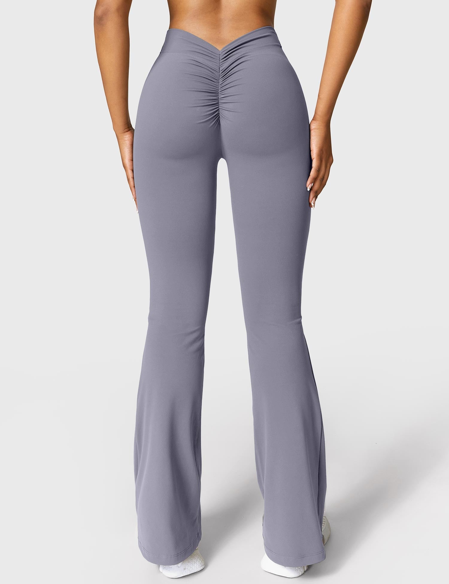 Legging Flare Sculptant Femme – Legging Taille Haute Avec Effet Scrunch