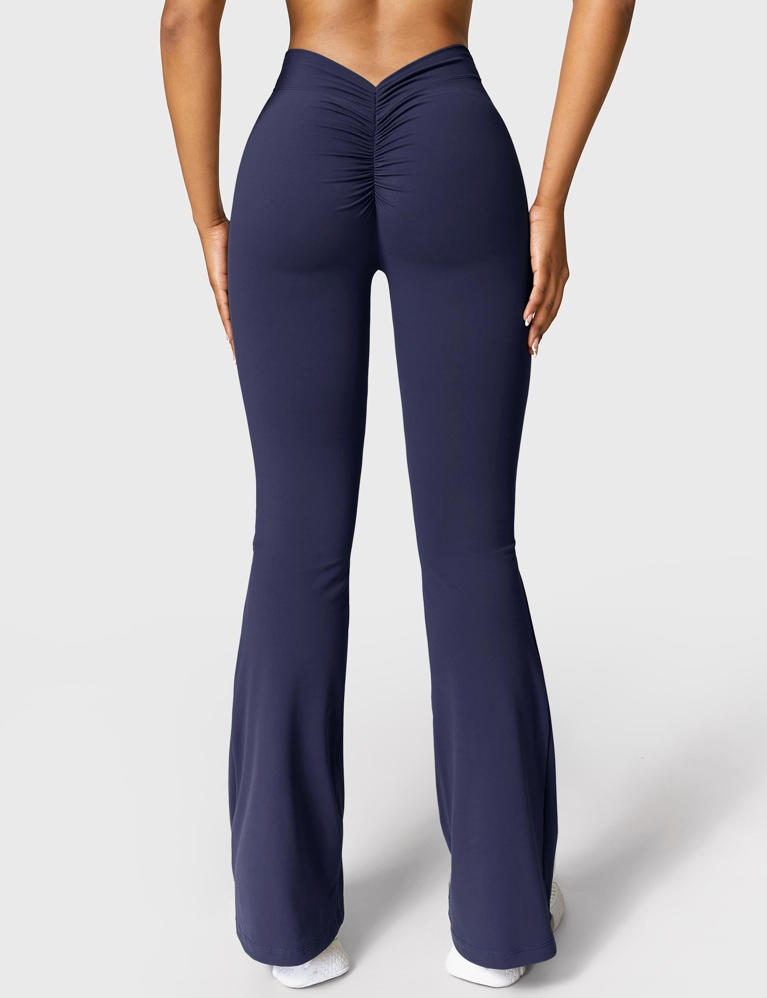 Legging Flare Sculptant Femme – Legging Taille Haute Avec Effet Scrunch