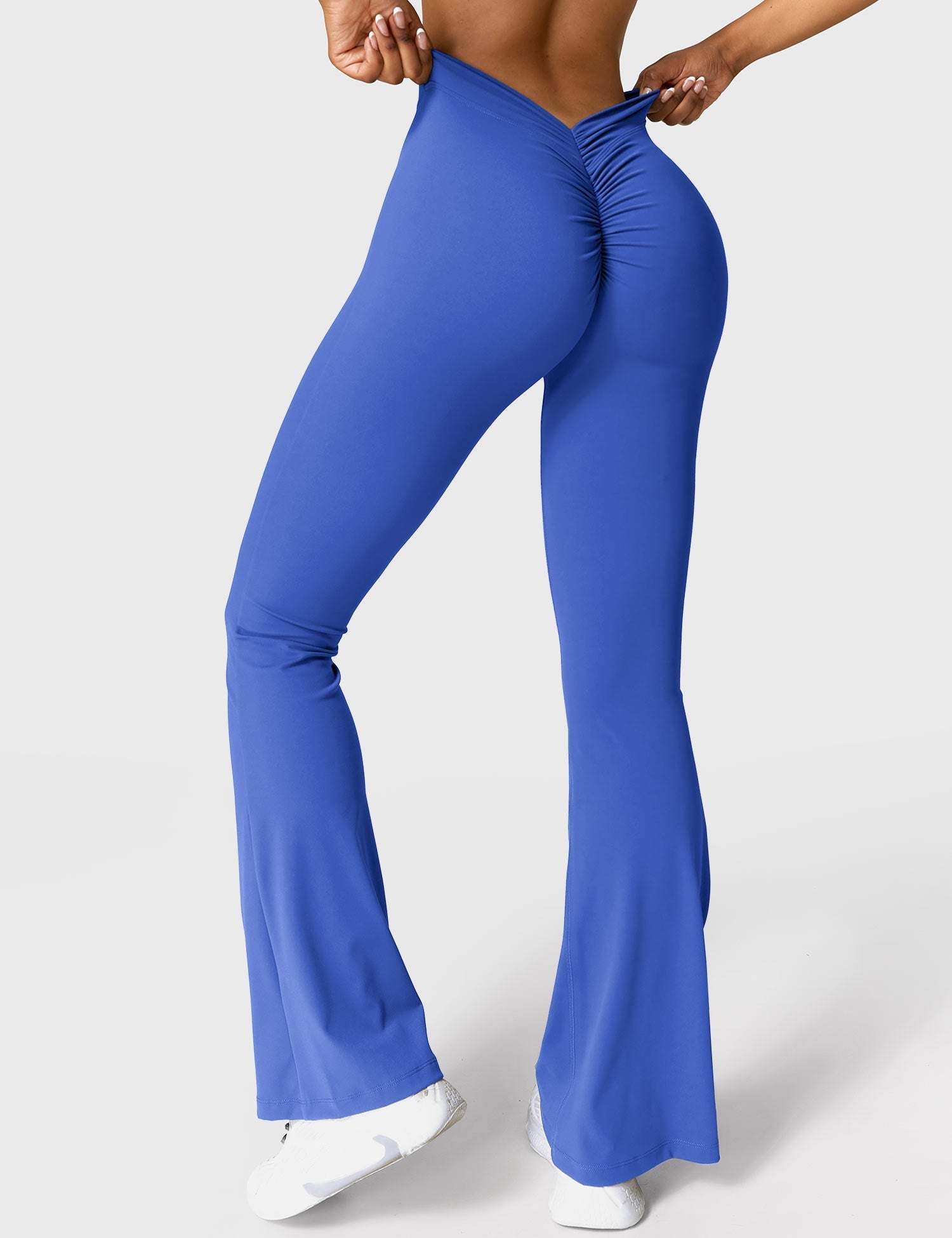 Legging Flare Sculptant Femme – Legging Taille Haute Avec Effet Scrunch