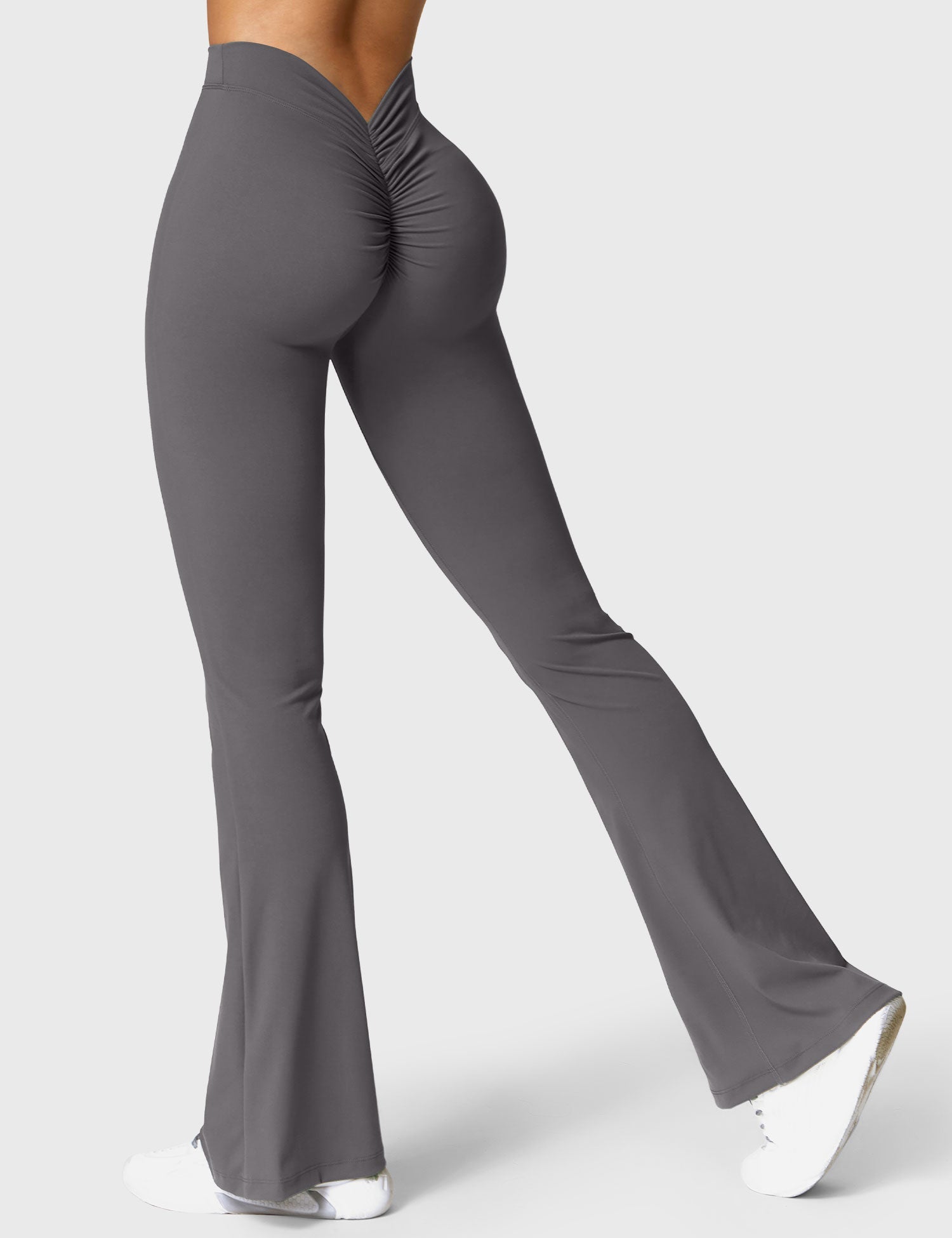 Legging Flare Sculptant Femme – Legging Taille Haute Avec Effet Scrunch
