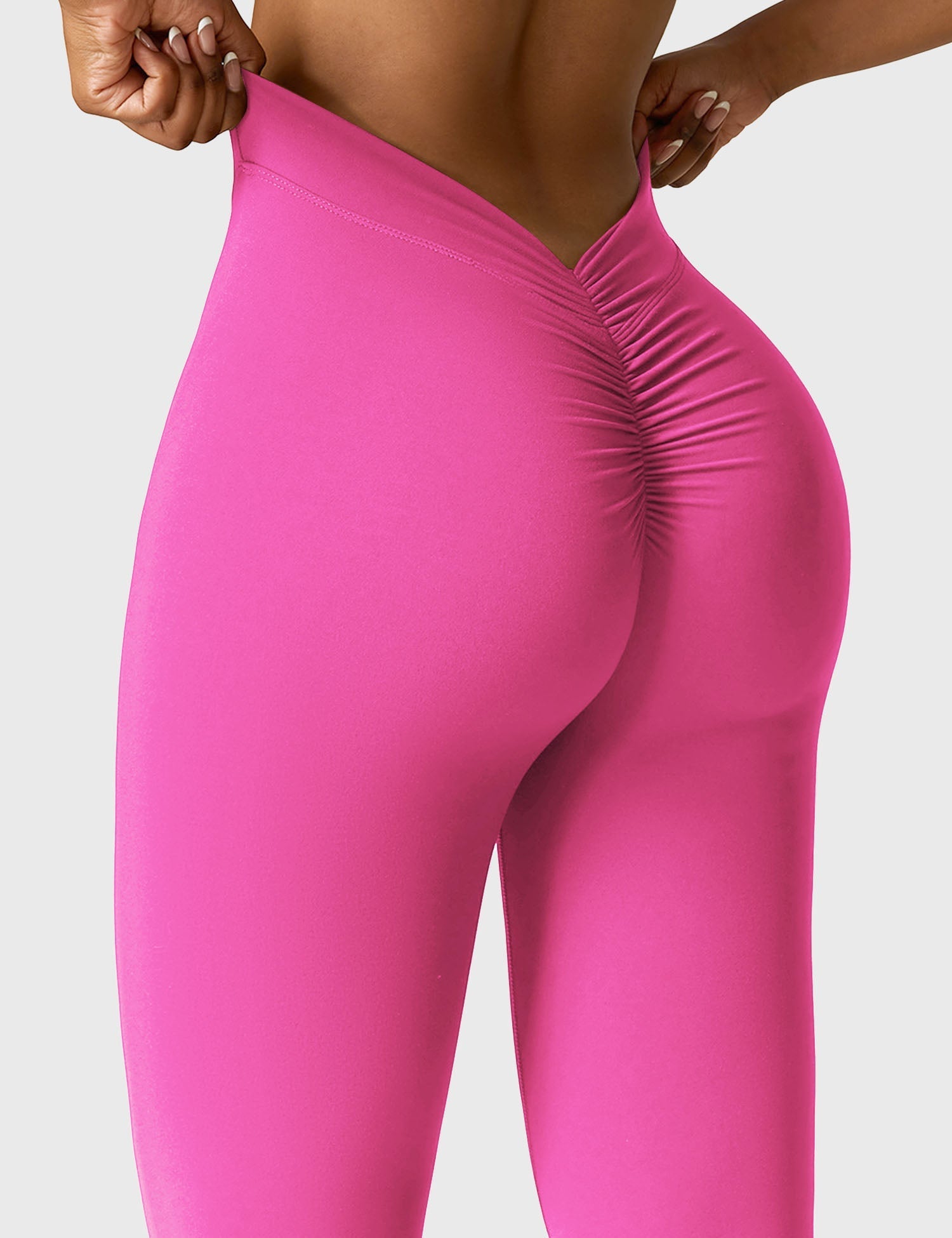 Legging Flare Sculptant Femme – Legging Taille Haute Avec Effet Scrunch
