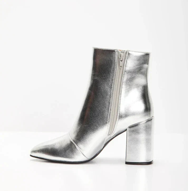 Bottines Femme à Talon Bloc au Style Élégant