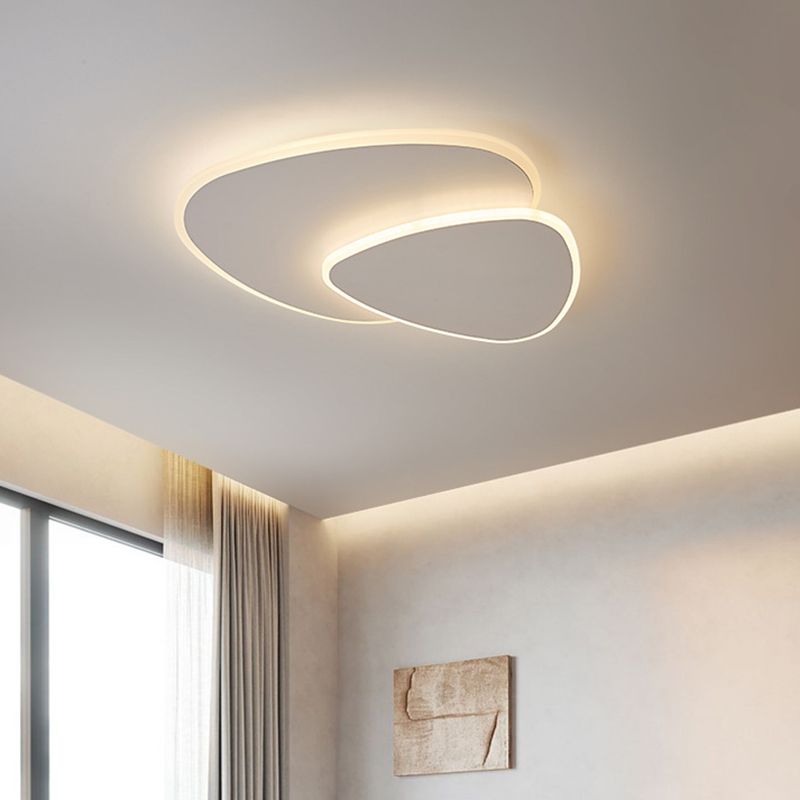 Plafonnier LED Moderne en Métal et Acrylique