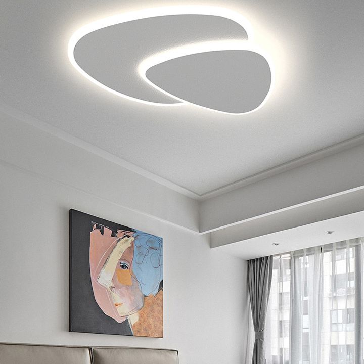 Plafonnier LED Moderne en Métal et Acrylique