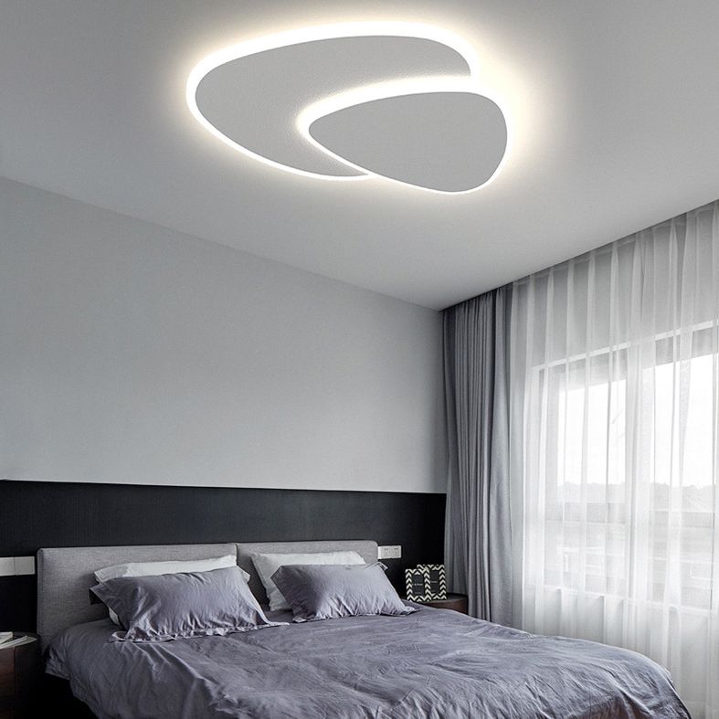 Plafonnier LED Moderne en Métal et Acrylique
