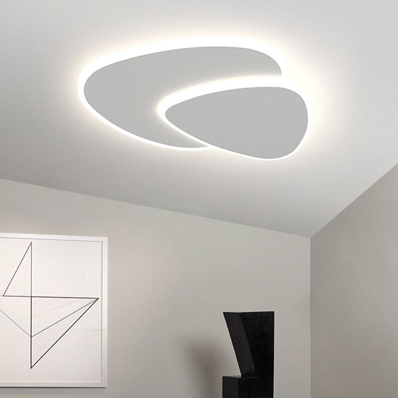 Plafonnier LED Moderne en Métal et Acrylique