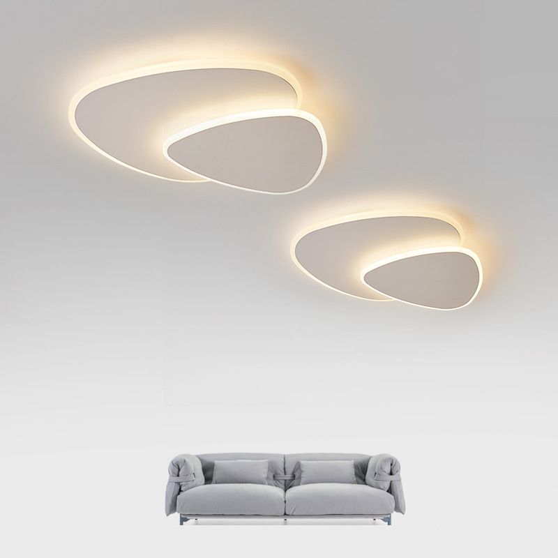 Plafonnier LED Moderne en Métal et Acrylique