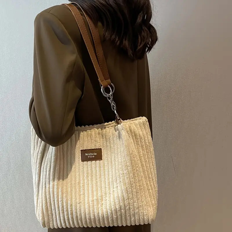 Sac fourre-tout en coton spacieux et élégant – Pratique et polyvalent au quotidien