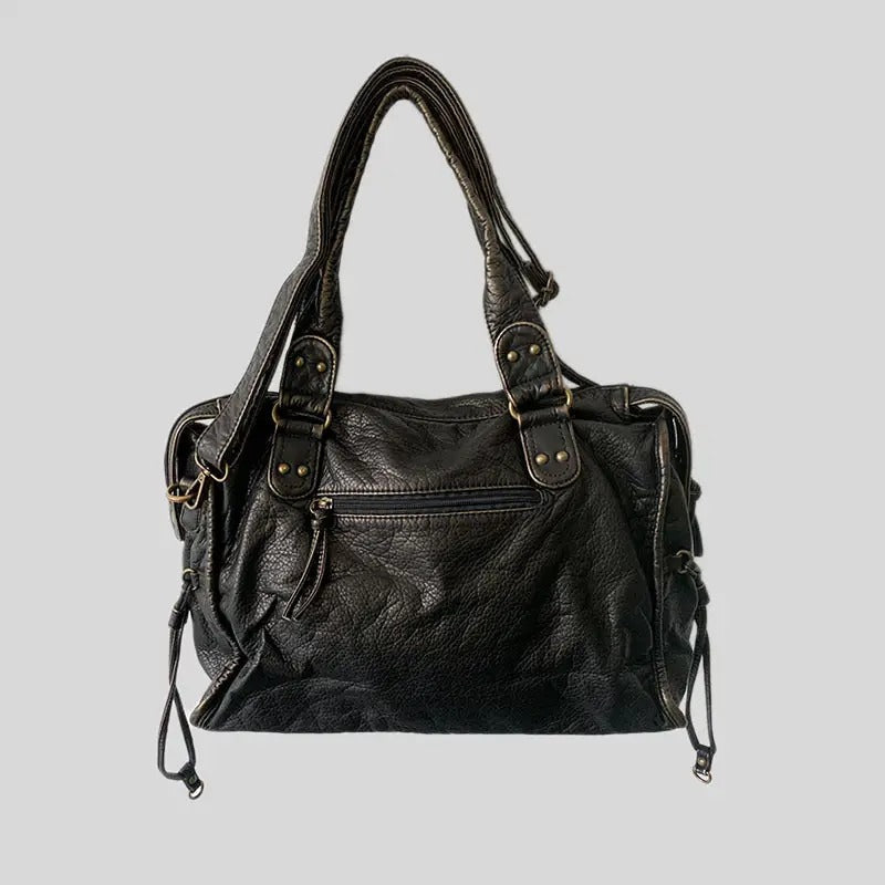 Sac cabas vintage en cuir PU – élégant, spacieux et pratique