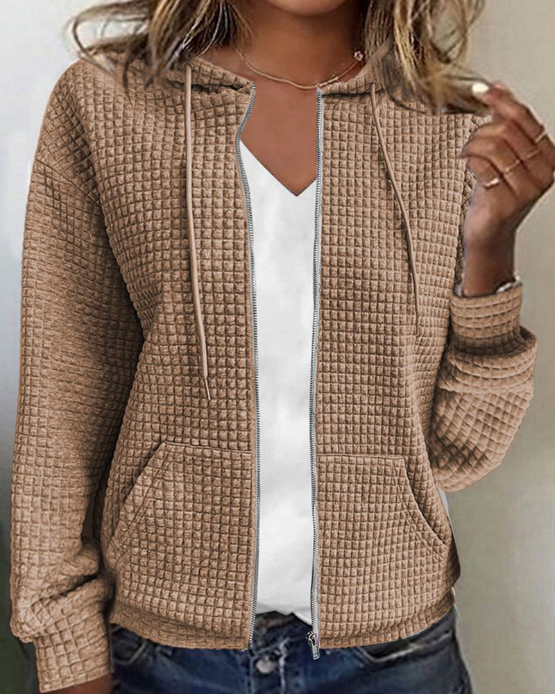 Veste Décontractée à Capuche  Style Moderne et Confort Absolu