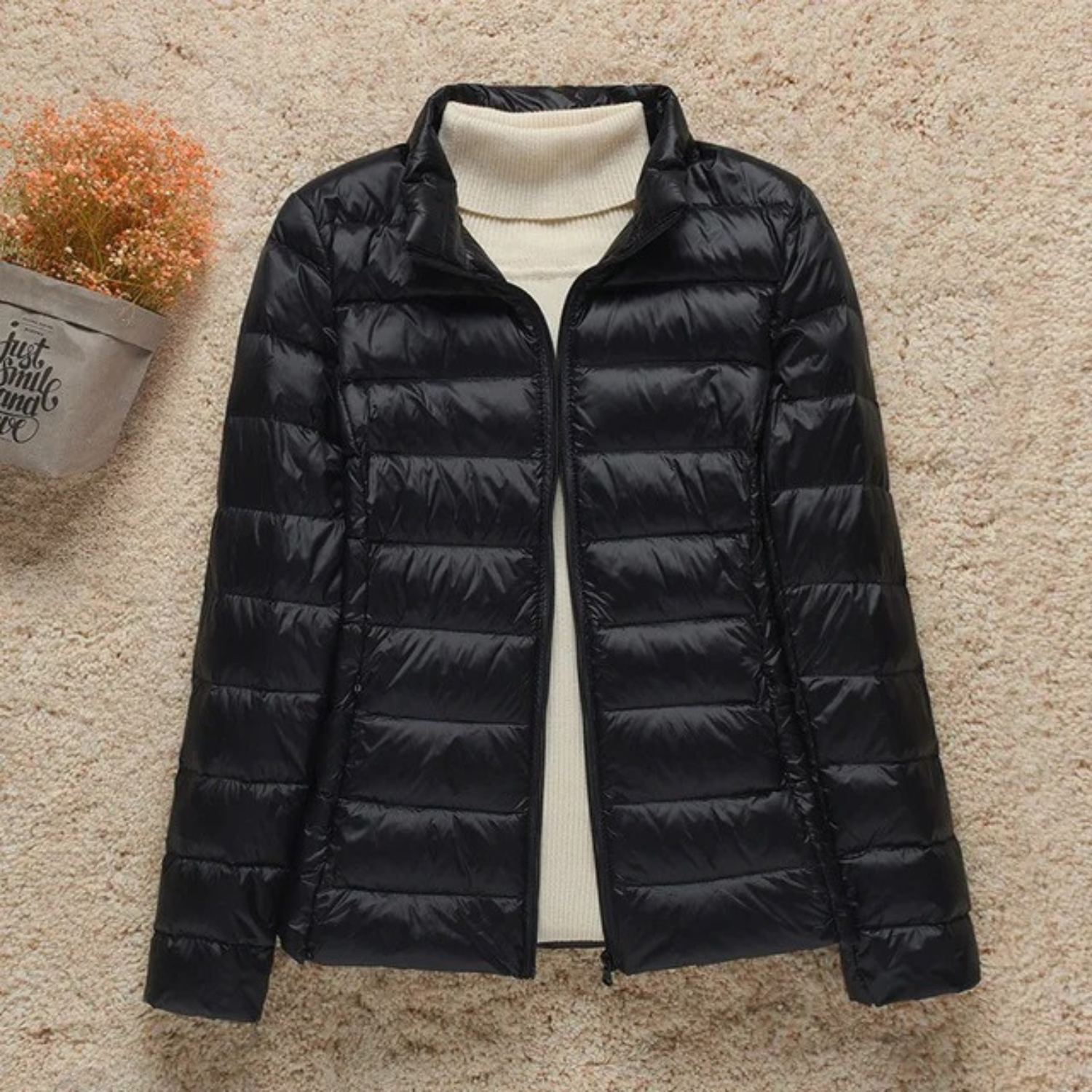 Veste Matelassée Légère Femme Avec Capuche Fonctionnelle Pour Usage Quotidien
