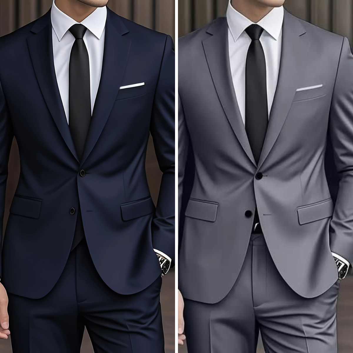 Costume Homme Élégant Deux Pièces – Coupe Moderne et Confort Premium