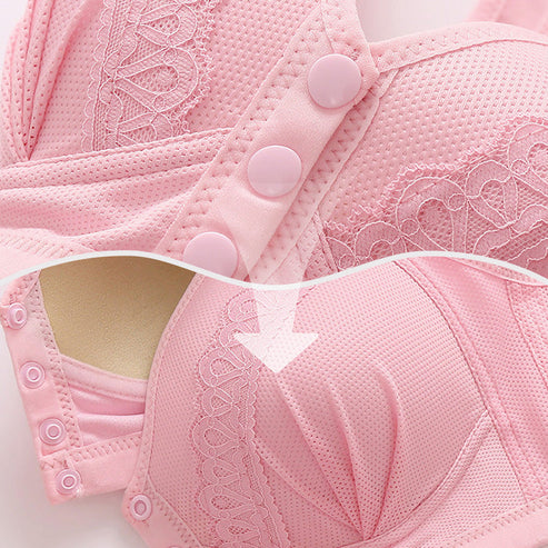 Soutien-gorge confort en coton à fermeture avant – Maintien naturel