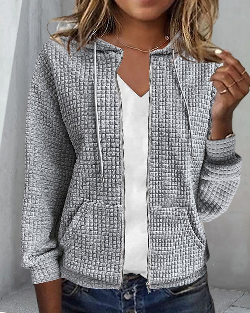 Veste Décontractée à Capuche  Style Moderne et Confort Absolu