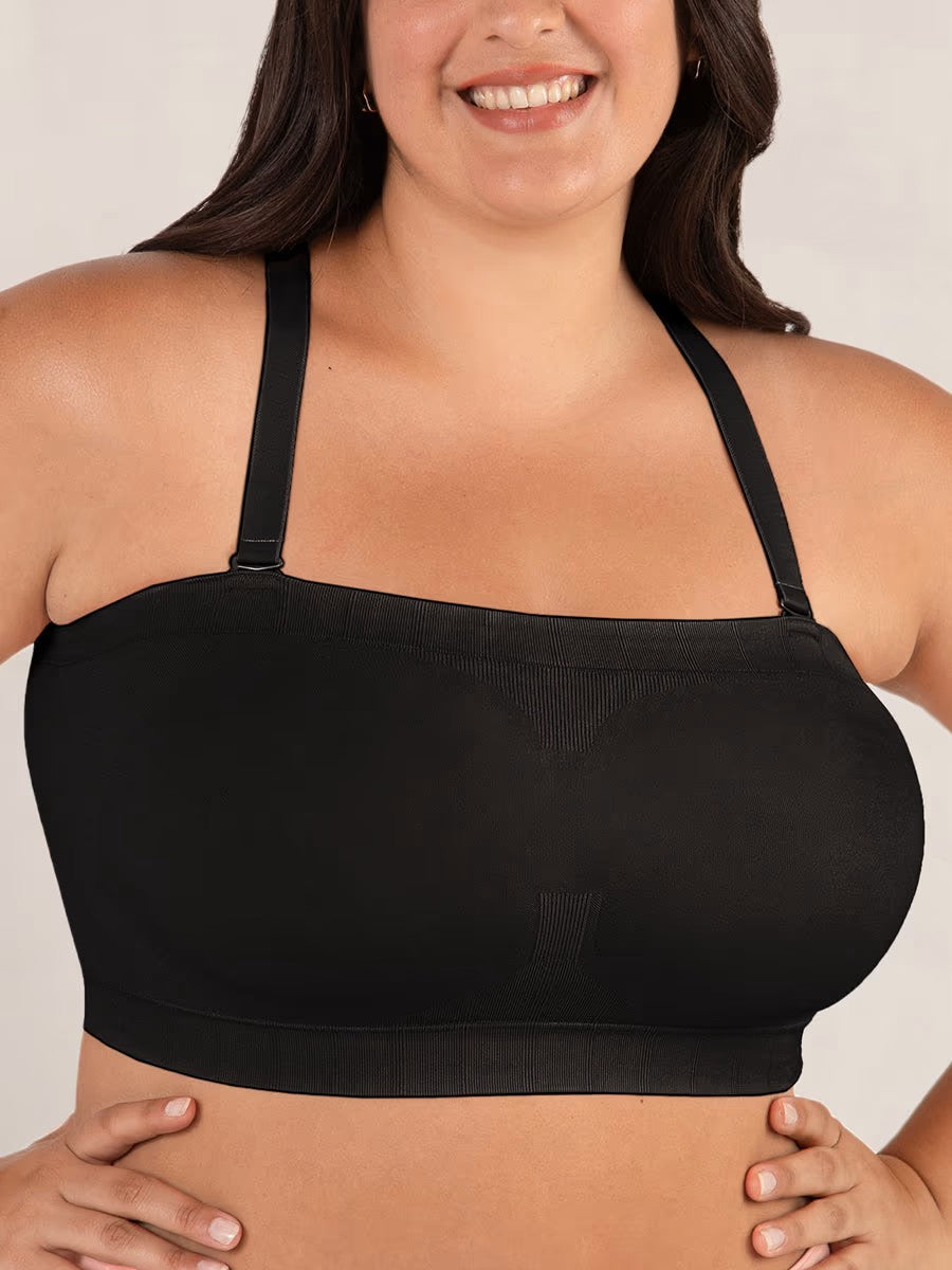 Soutien-gorge bandeau femme sans bretelles sans armature