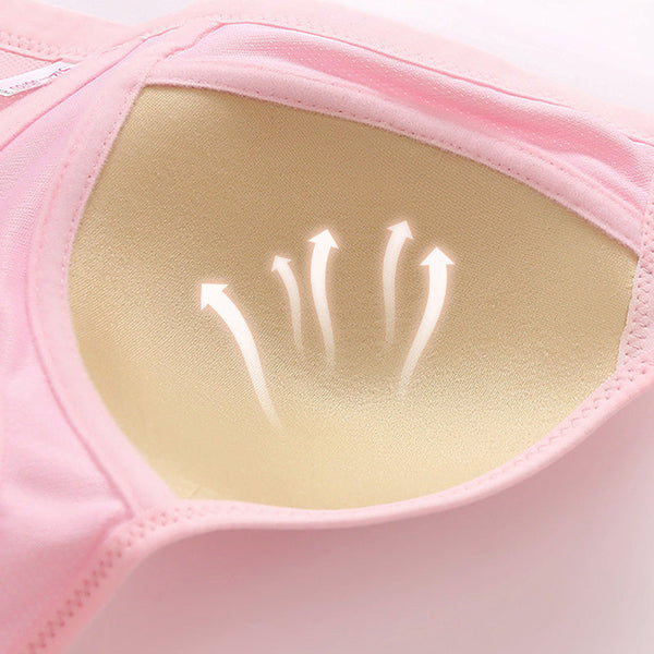 Soutien-gorge confort en coton à fermeture avant – Maintien naturel