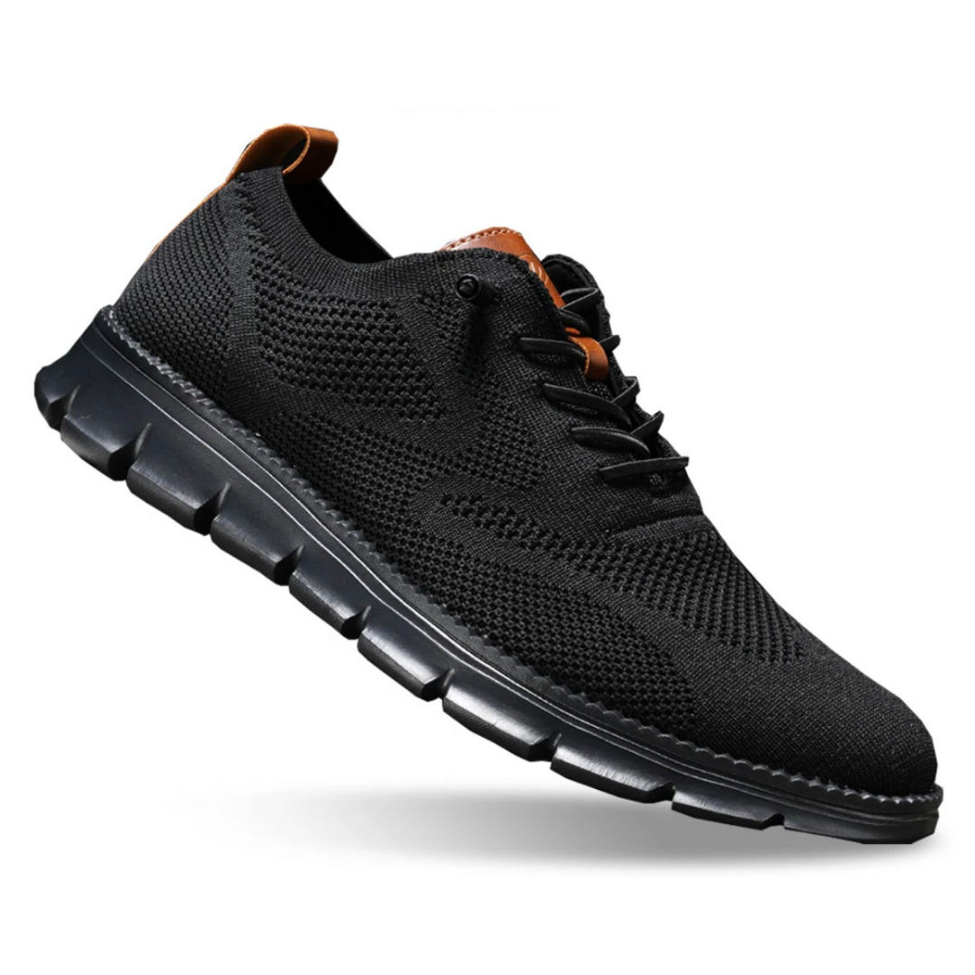 Chaussures homme respirantes à lacets avec semelle souple