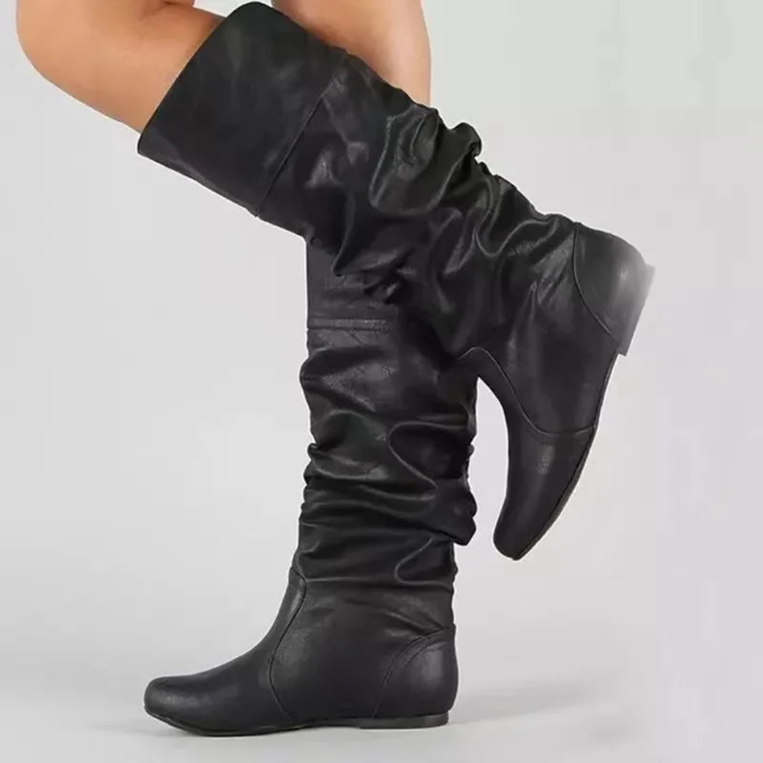 Bottes d’hiver hautes femme – chaudes, élégantes et confortables