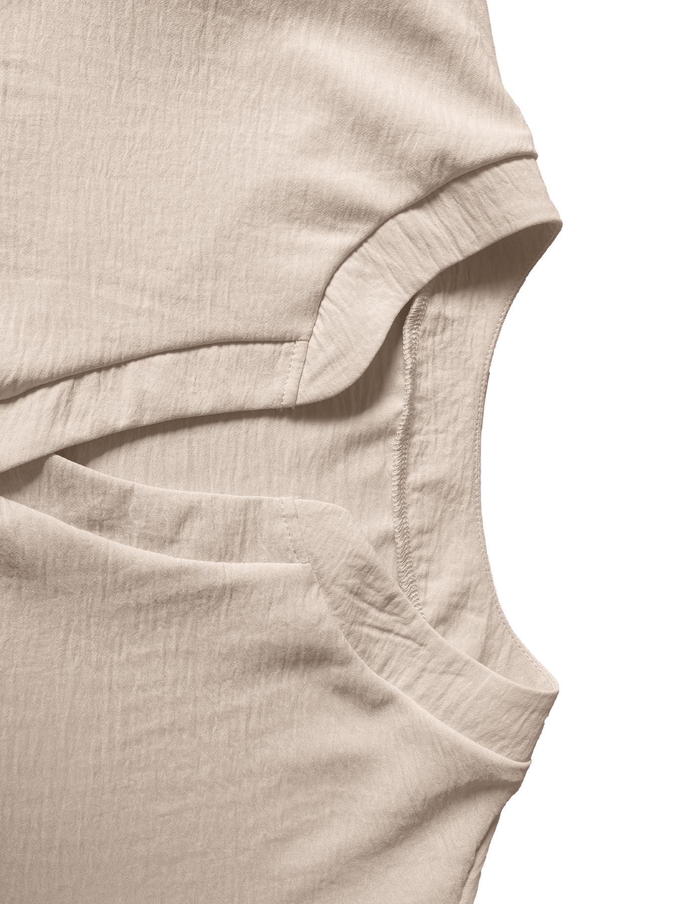 Blouse femme à manches volantées et col V élégant