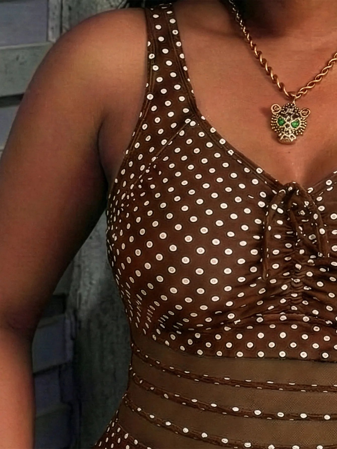 Maillot une pièce femme imprimé palmier avec effet sculptant