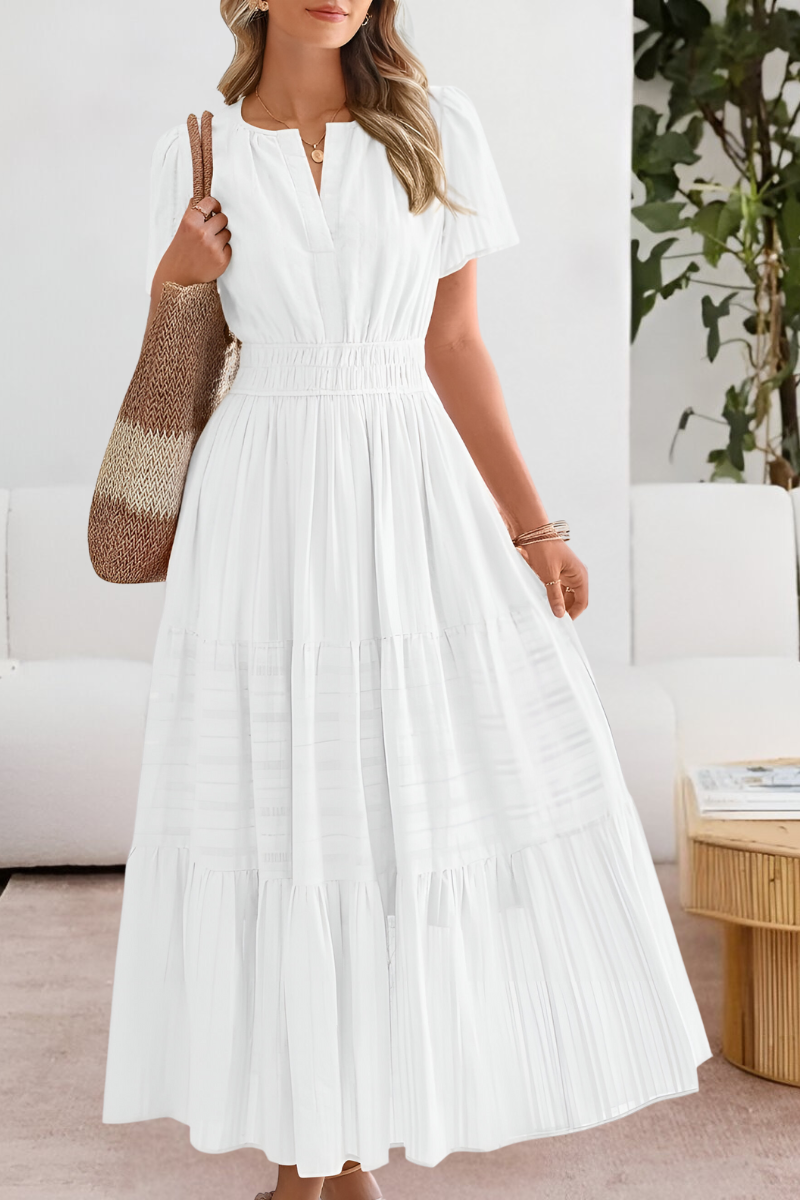 Robe Midi Femme Fluide Bohème pour Été Confortable et Élégante