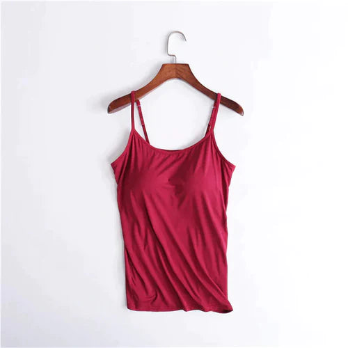 Camisole avec soutien-gorge intégré – Confort respirant et maintien léger