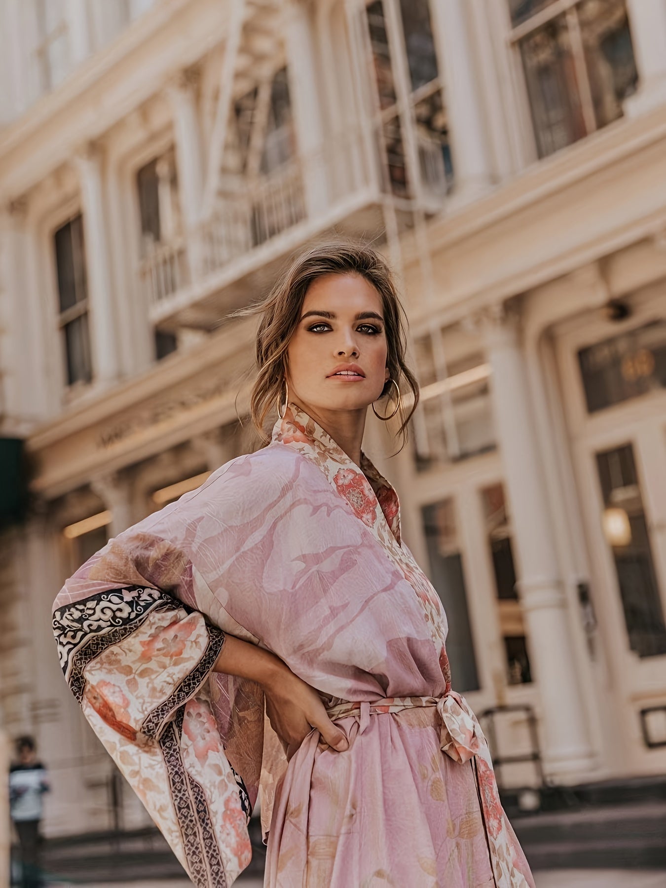 Robe Maxi Bohème à Imprimé Floral – Élégance Nomade