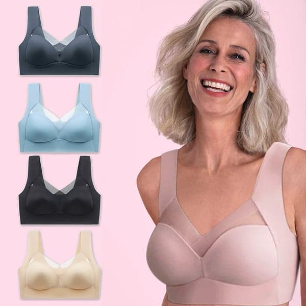 Soutien-Gorge Femme Sans Fil Push-Up Confort Sculptant Invisible
