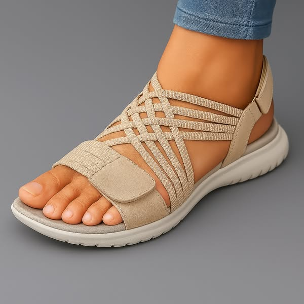 Sandales Femme Orthopédiques Légères à Lanières Respirantes