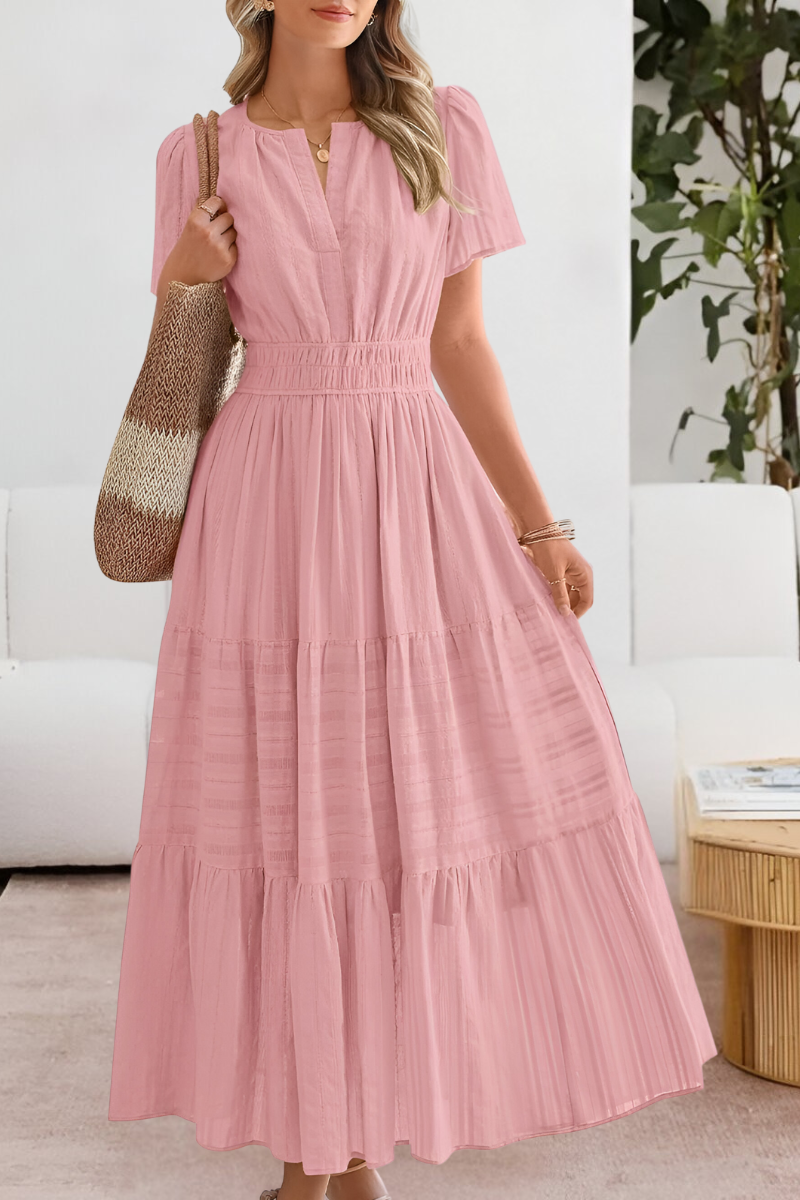 Robe Midi Femme Fluide Bohème pour Été Confortable et Élégante