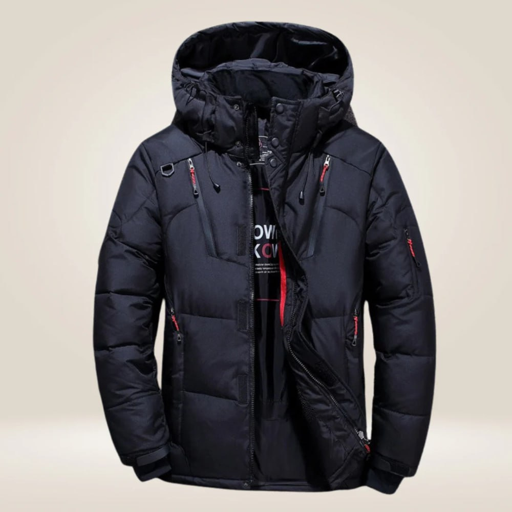Veste d’Hiver Homme en Duvet – Chaude, Coupe-Vent et Élégante