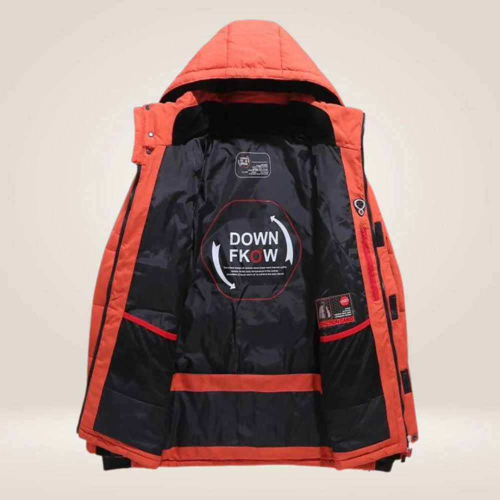 Veste d’Hiver Homme en Duvet – Chaude, Coupe-Vent et Élégante