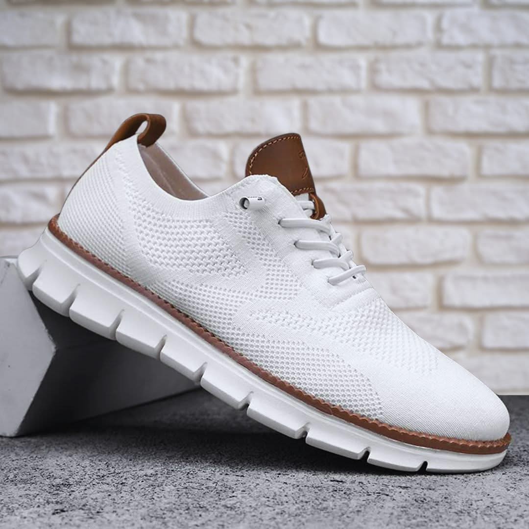Chaussures homme respirantes à lacets avec semelle souple