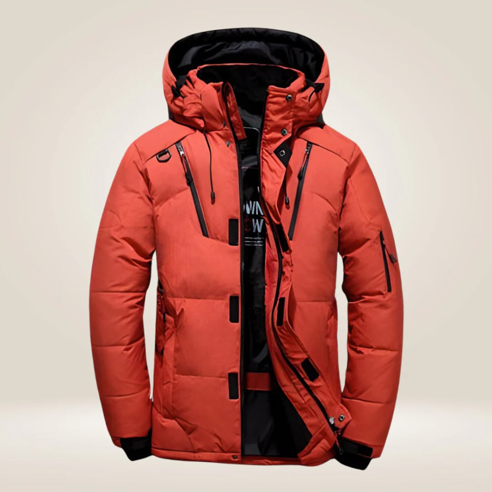 Veste d’Hiver Homme en Duvet – Chaude, Coupe-Vent et Élégante