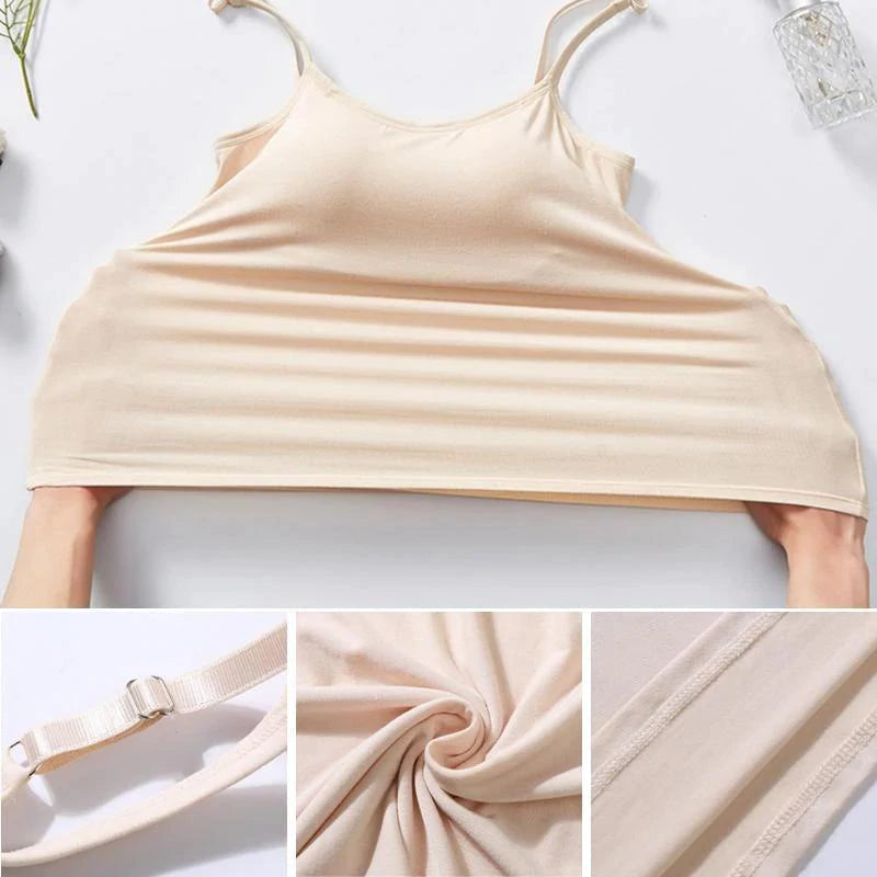 Camisole avec soutien-gorge intégré – Confort respirant et maintien léger
