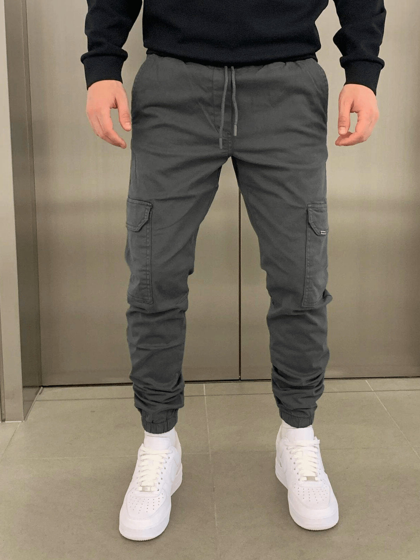 Jogger cargo pour homme coupe décontractée – pantalon confortable et moderne avec poches pratiques