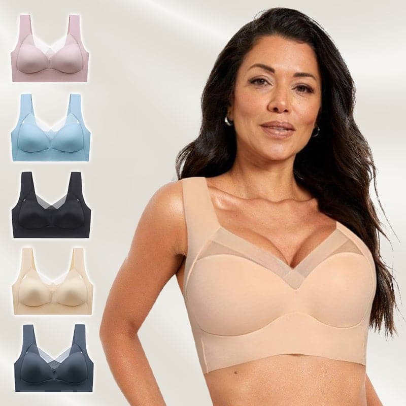 Soutien-Gorge Femme Sans Fil Push-Up Confort Sculptant Invisible