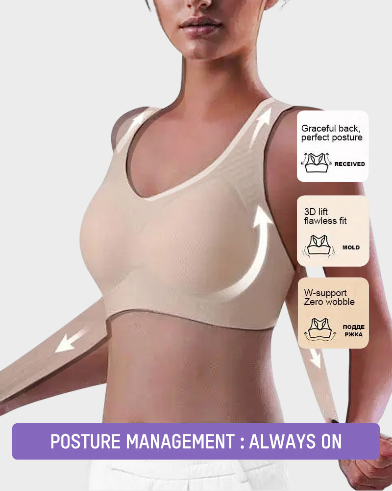 Soutien-Gorge Femme Confortable avec Bretelles Croisées