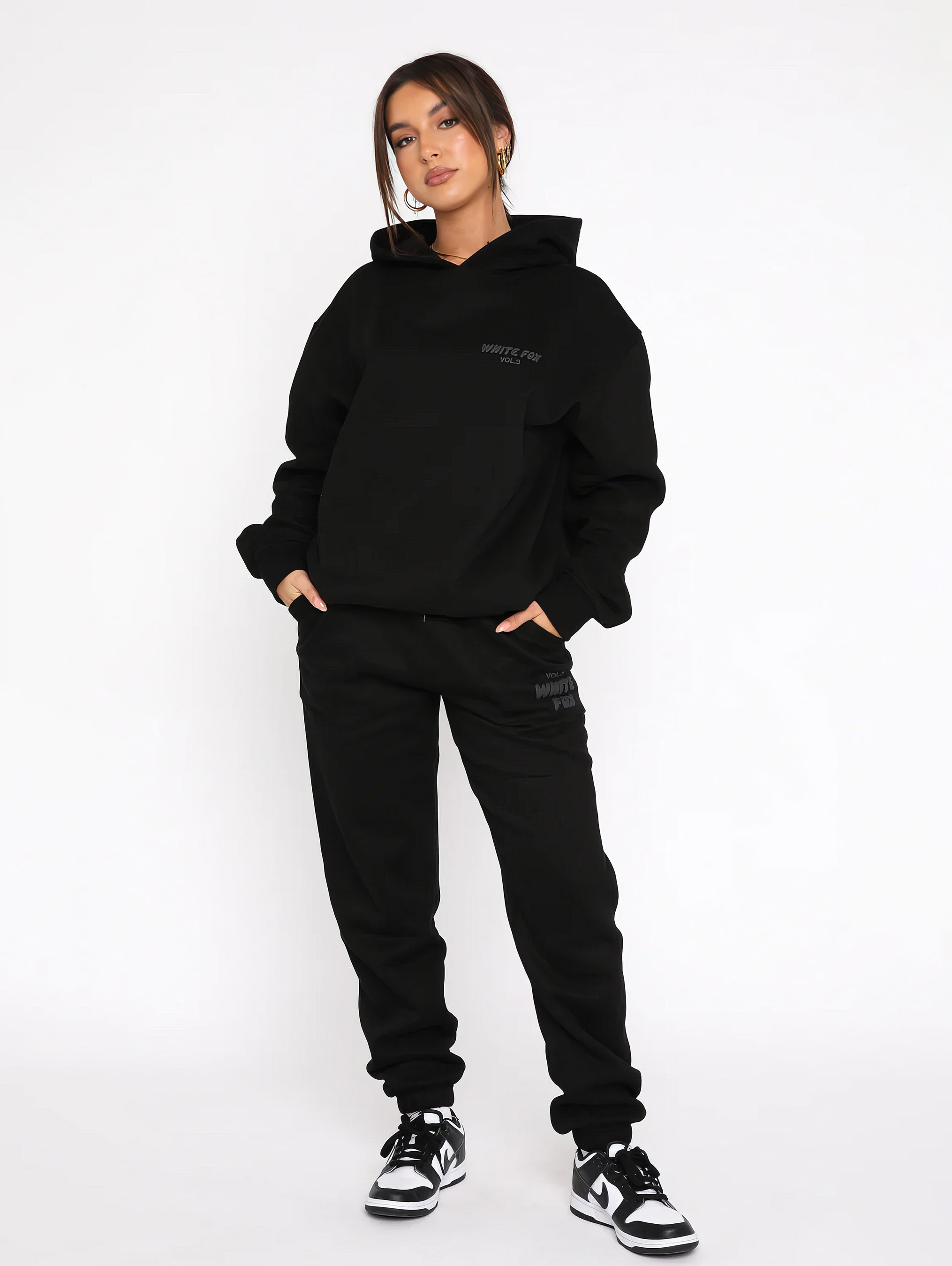 Ensemble Jogging Femme Oversize Hoodie & Pantalon Confort