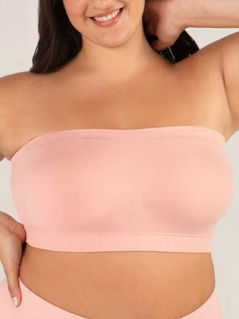 Soutien-gorge bandeau femme sans bretelles sans armature