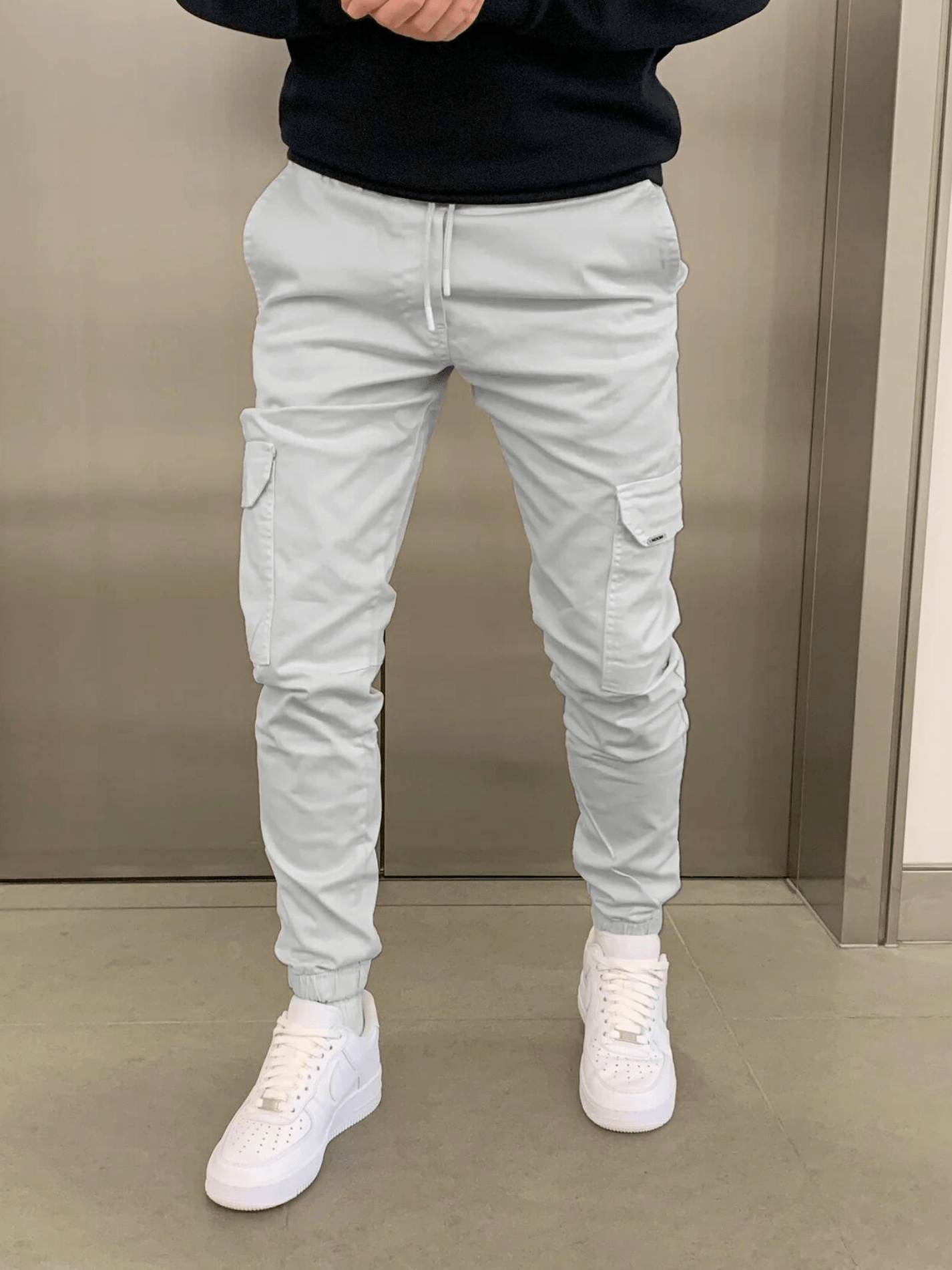 Jogger cargo pour homme coupe décontractée – pantalon confortable et moderne avec poches pratiques