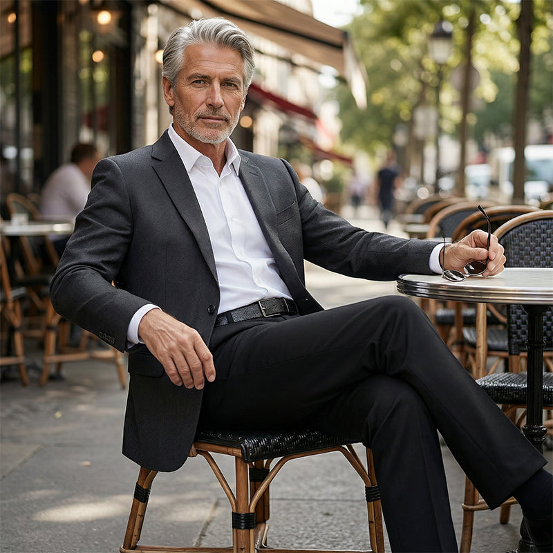 Pantalon homme slim extensible pour le bureau
