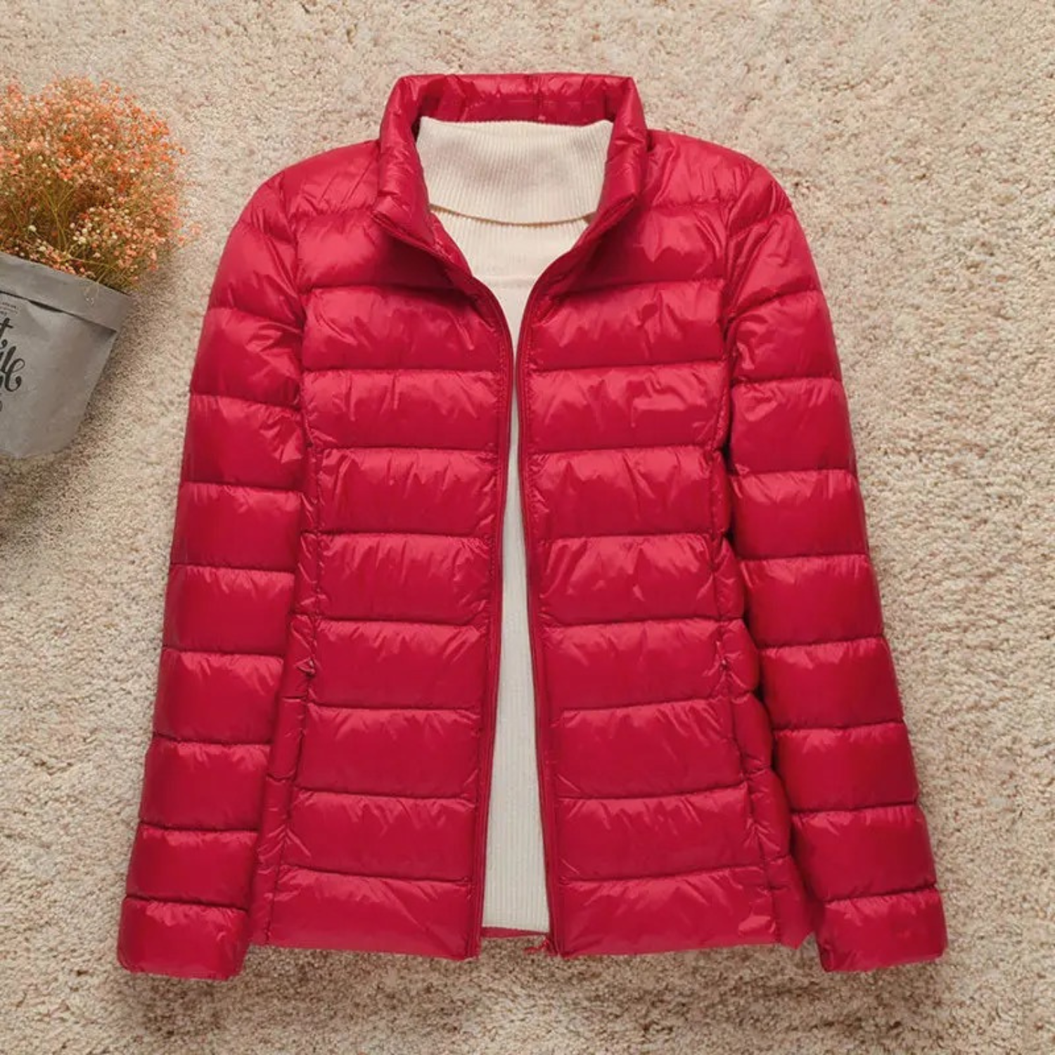 Veste Matelassée Légère Femme Avec Capuche Fonctionnelle Pour Usage Quotidien