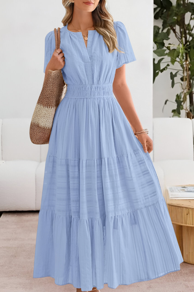 Robe Midi Femme Fluide Bohème pour Été Confortable et Élégante