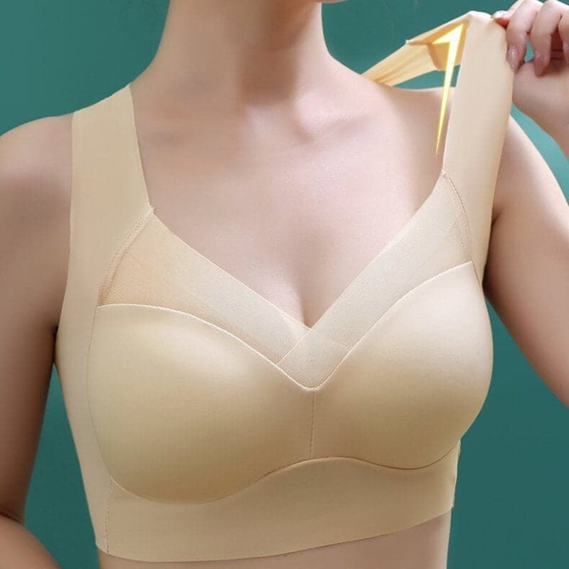 Soutien-Gorge Femme Sans Fil Push-Up Confort Sculptant Invisible