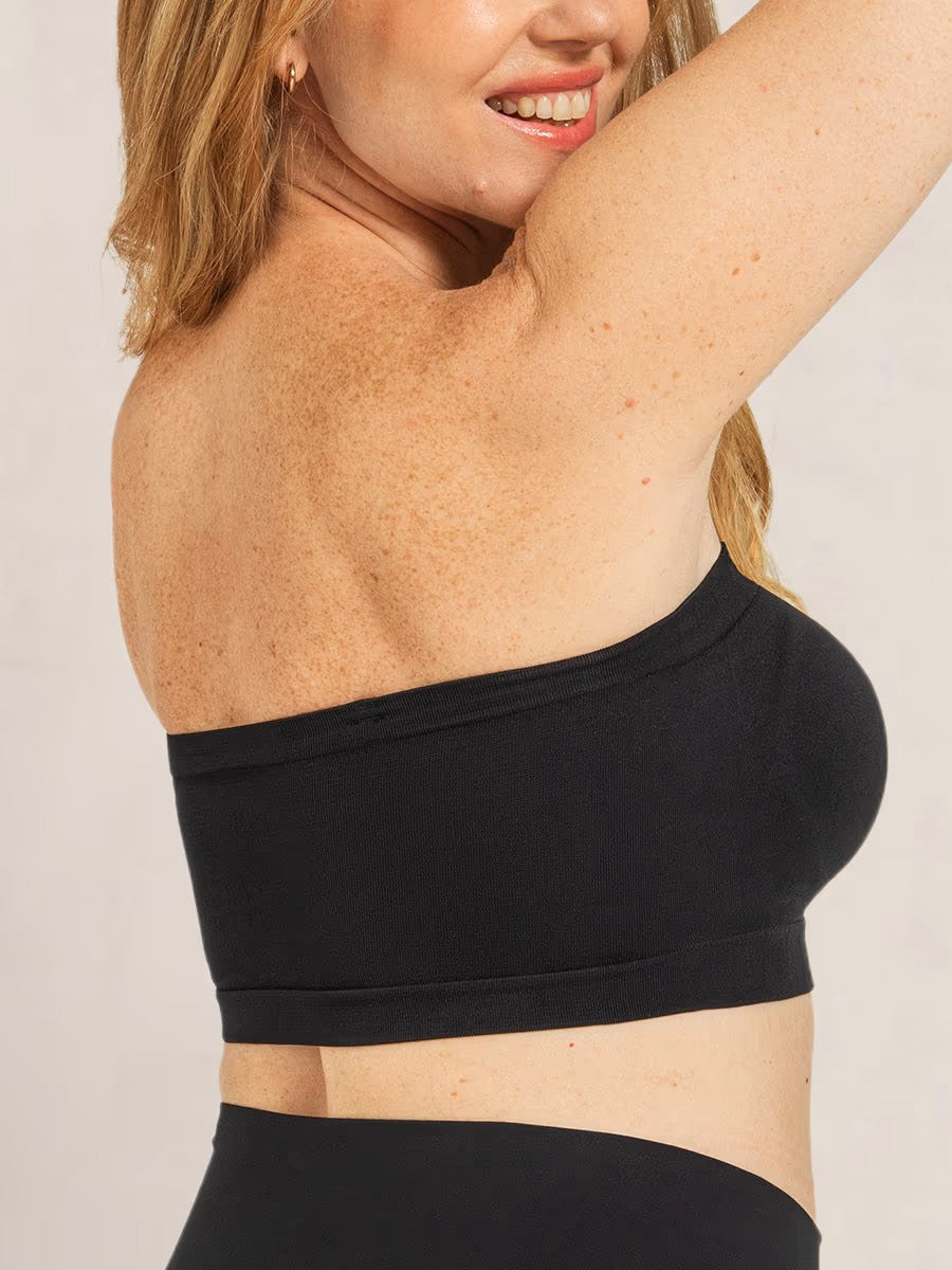 Soutien-gorge bandeau femme sans bretelles sans armature