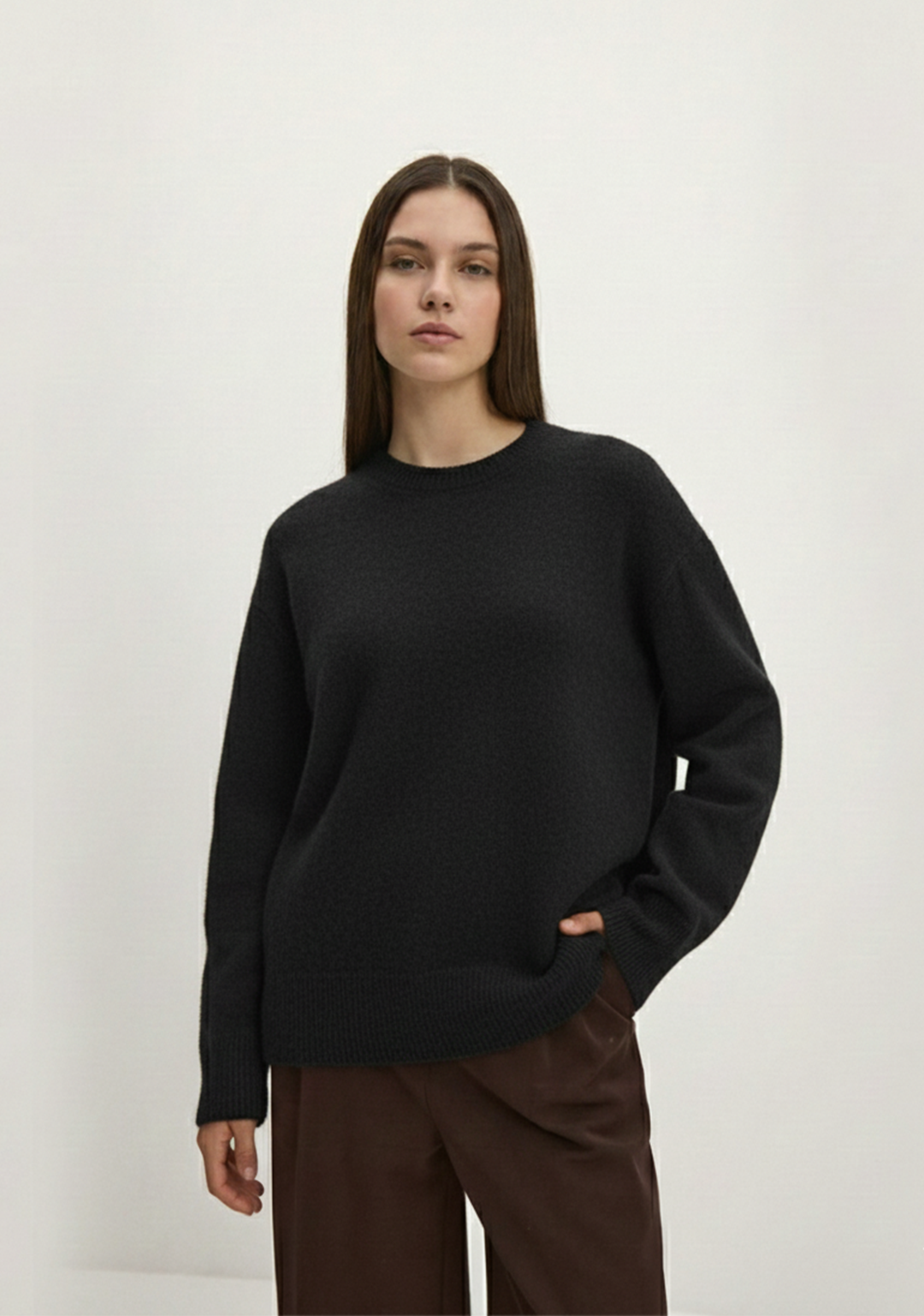 Pull en Maille Premium | Noémie – Noir