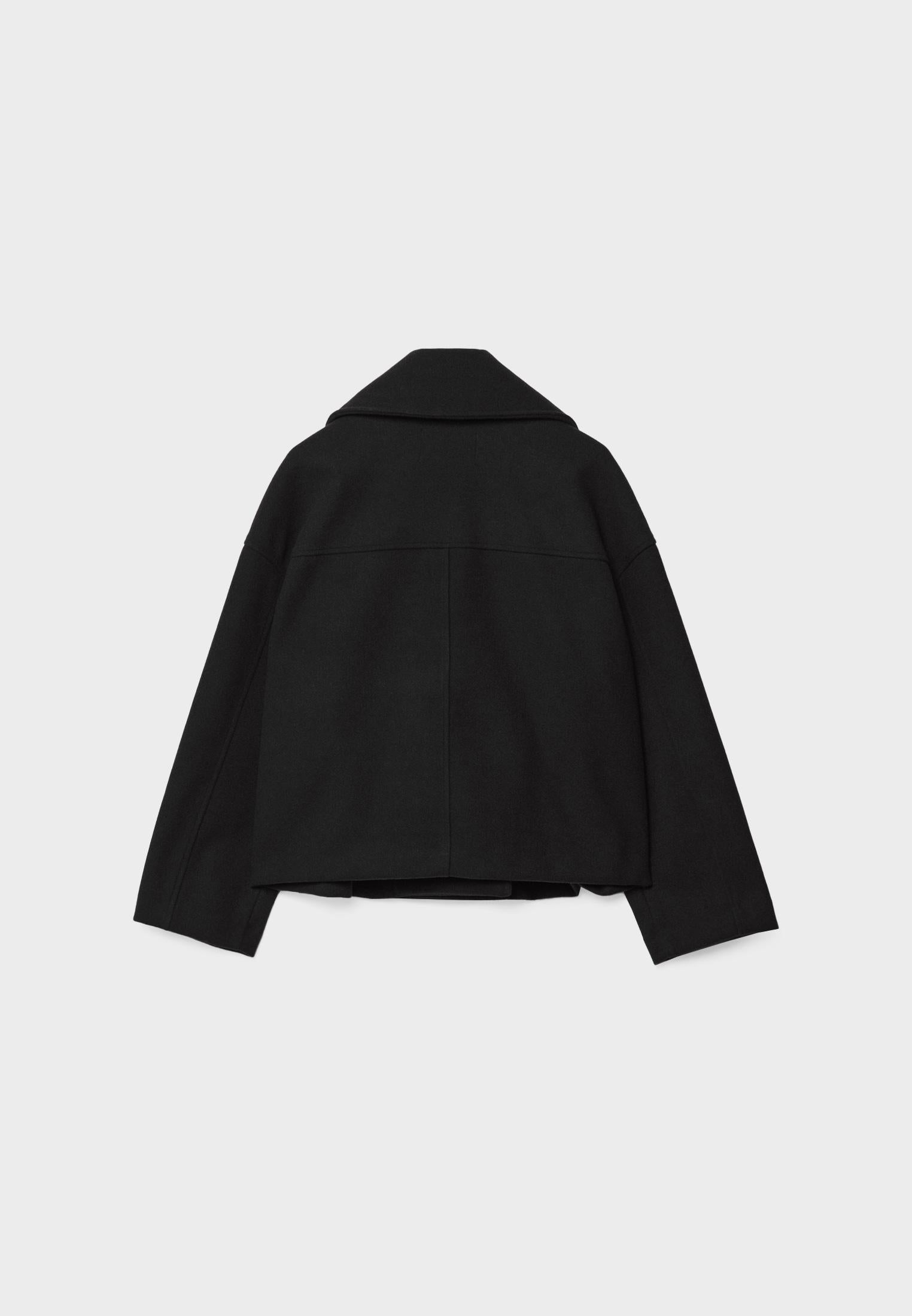Veste Courte Femme Double Boutonnage Coupe Moderne Élégante Mi-Saison