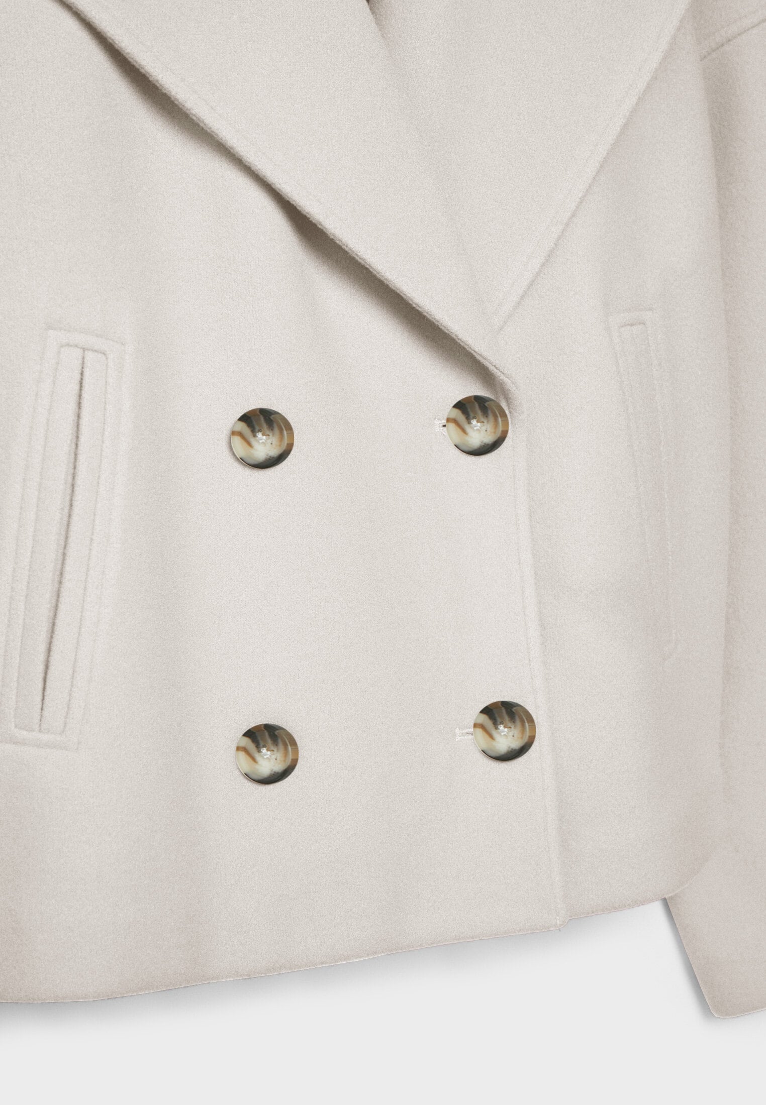 Veste Courte Femme Double Boutonnage Coupe Élégante
